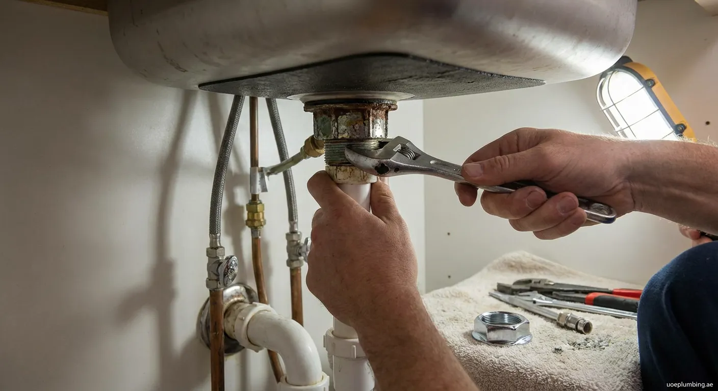 Tools required to replace a sink faucet mounting nut under a kitchen basin