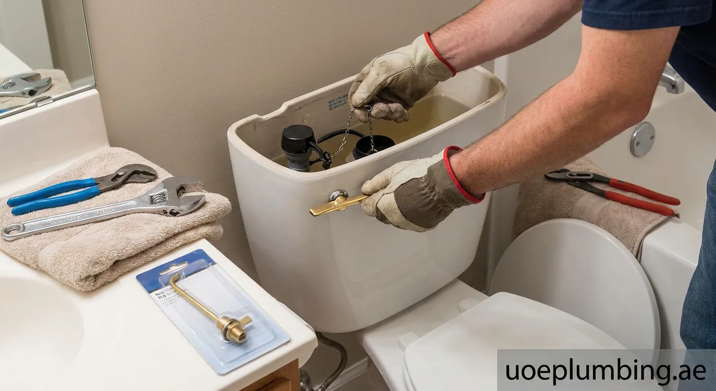 How to Replace a Toilet Trip Lever