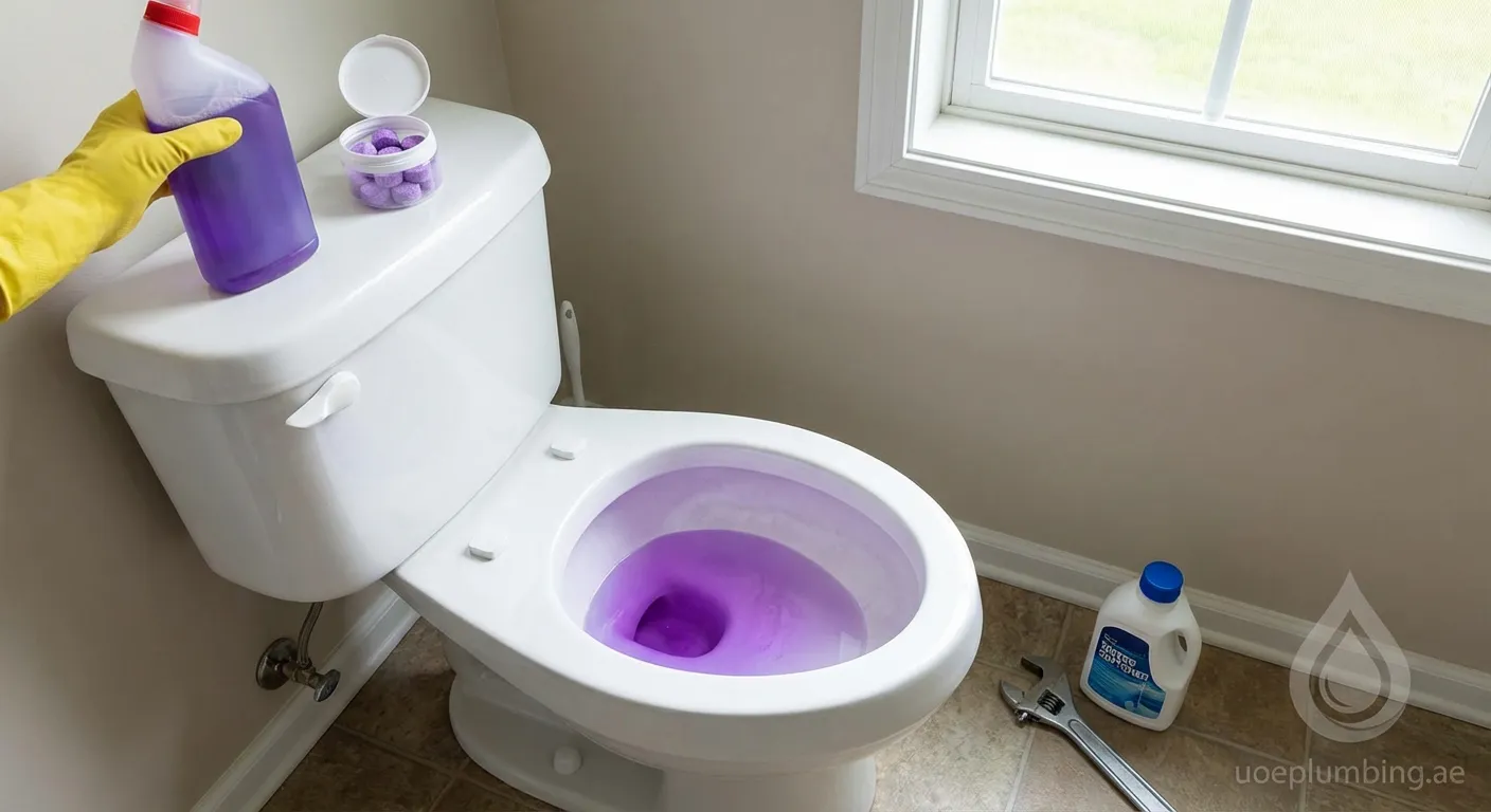 Why Your Toilet Water is Purple: Causes and Solutions